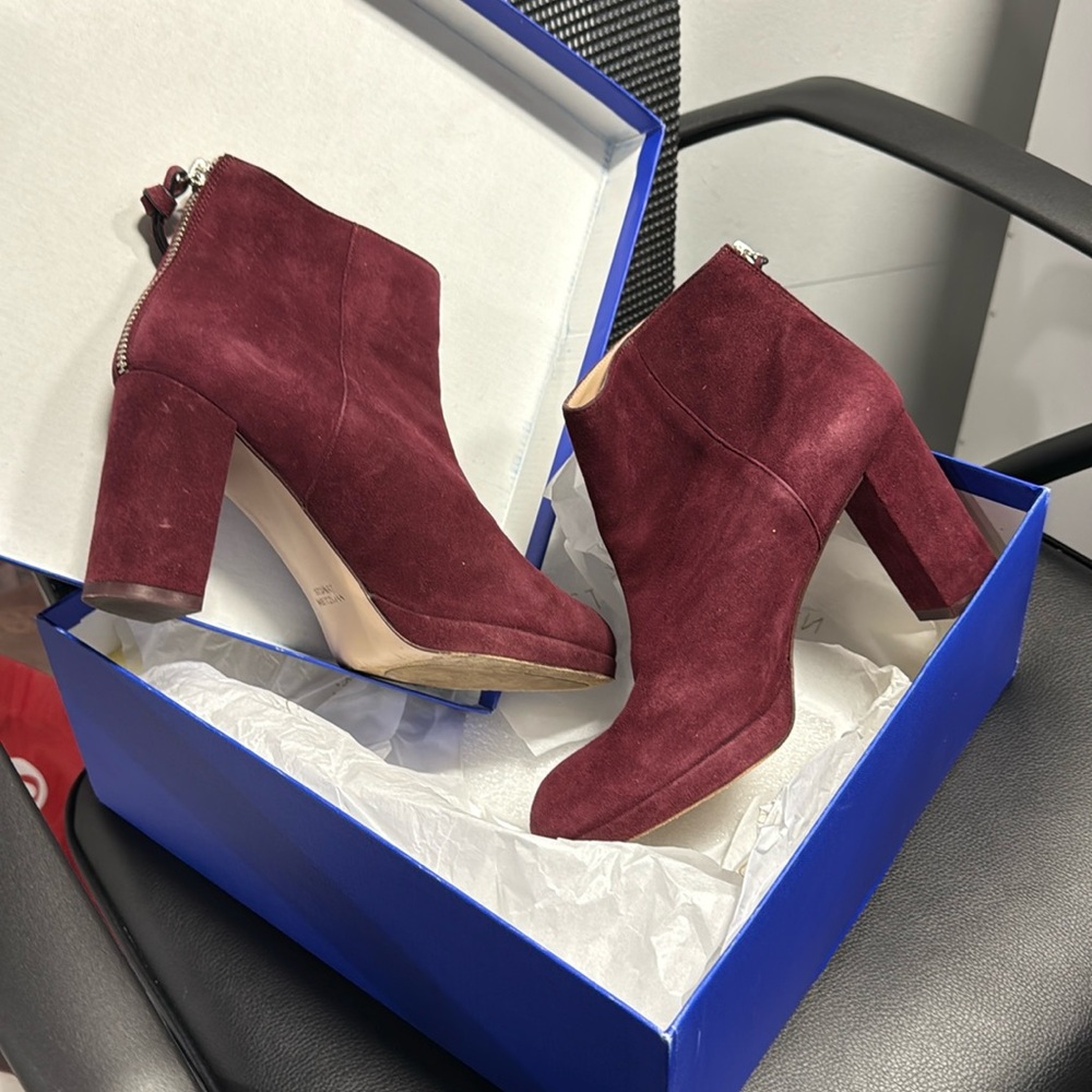 Stuart Weitzman boots pre loved jeans
